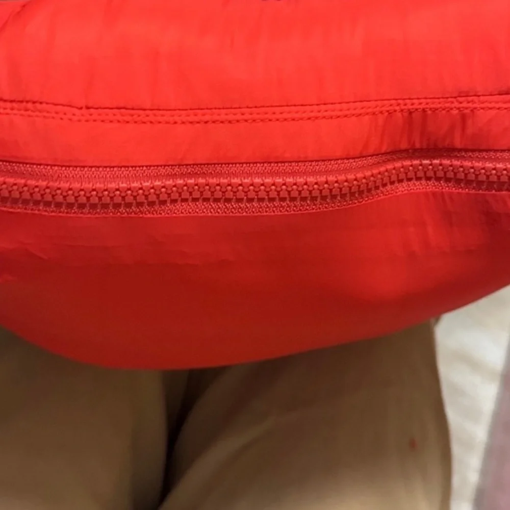 NWT Halfdays Nellie packable Quilted Orange Jacket - Picture 11 of 12